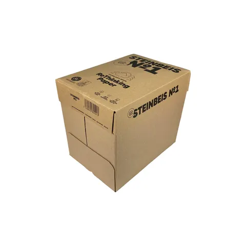 Steinbeis Hârtie de copiator N1, CIE 55, 100% reciclată, A4, 80 g/m², 500 file, 5 pachete