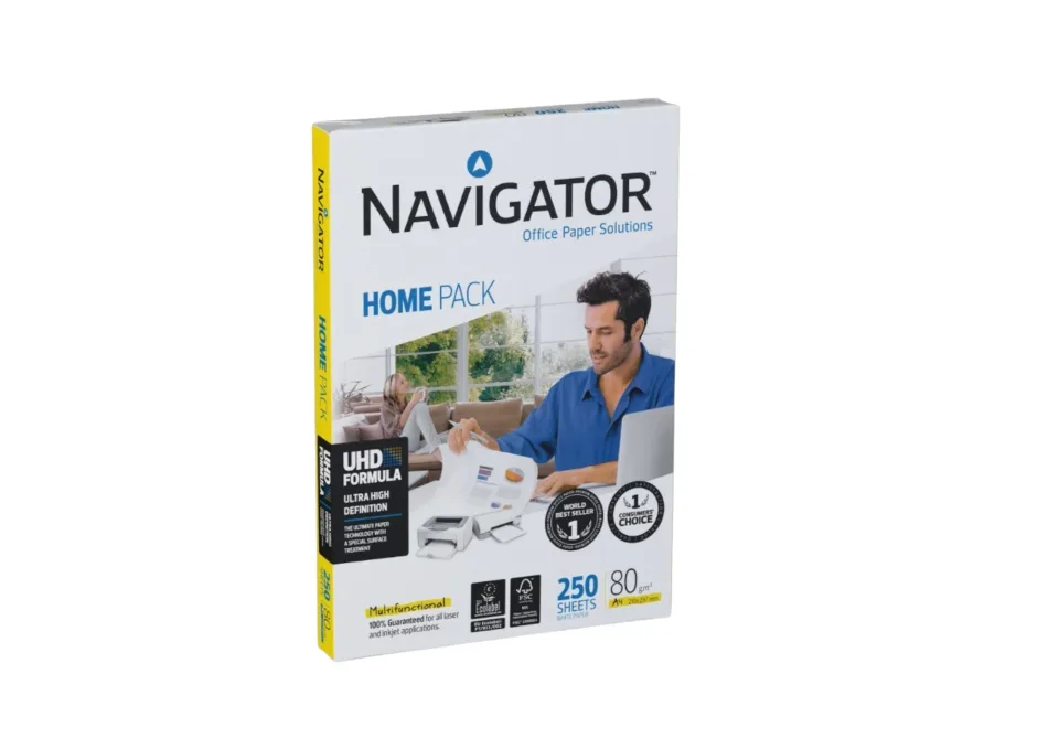 Hârtie pentru copiat Navigator Home Pack, A4, 80 g/m2, 250 foi