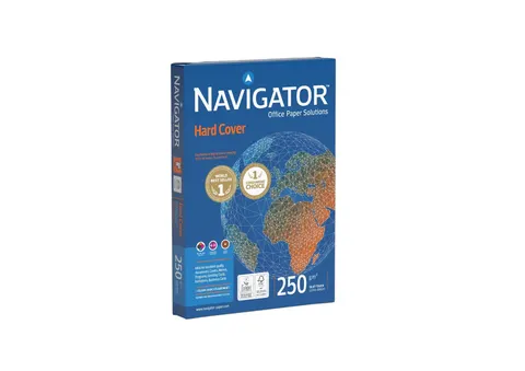Copertă tare de carton pentru copiator Navigator, A4, 250 g/m2, 125 coli