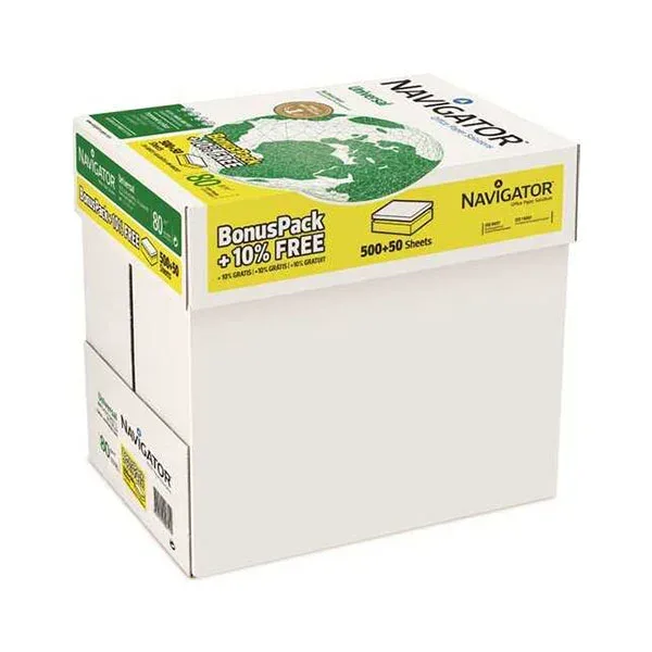 Hârtie pentru copiator Navigator Universal, A4, 80 g/m?, 5 pachete, 2.750 coli