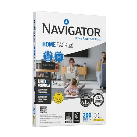 Navigator Copy Paper Expression Home Pack, A4, 90 g/m2, 200 coli