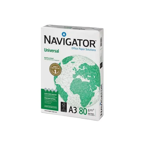 Navigator Universal Copy Paper, A3, 80 g/m?, 500 coli