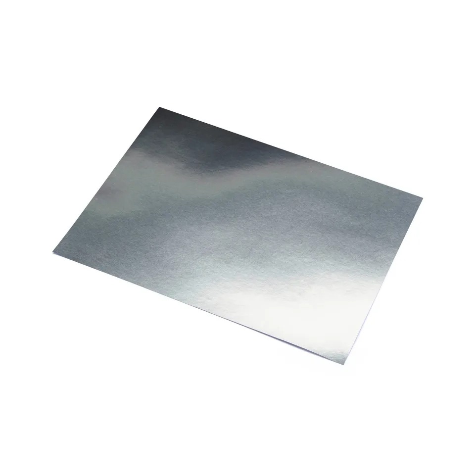 Fabriano Folie de aluminiu, 225 g/m², 50 x 65 cm, argintiu