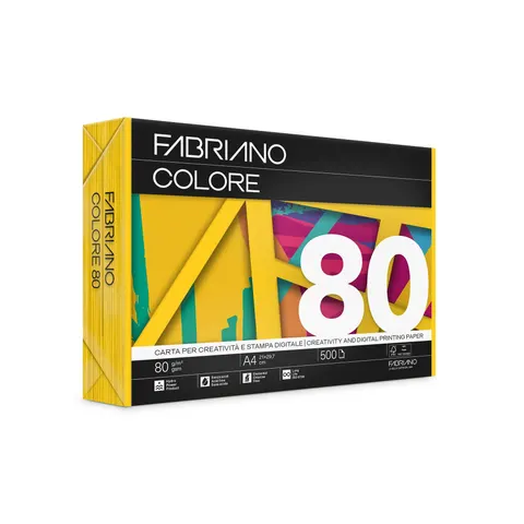 Fabriano Hârtie de copiator Colore, A4, 80 g/m², galben, 500 file