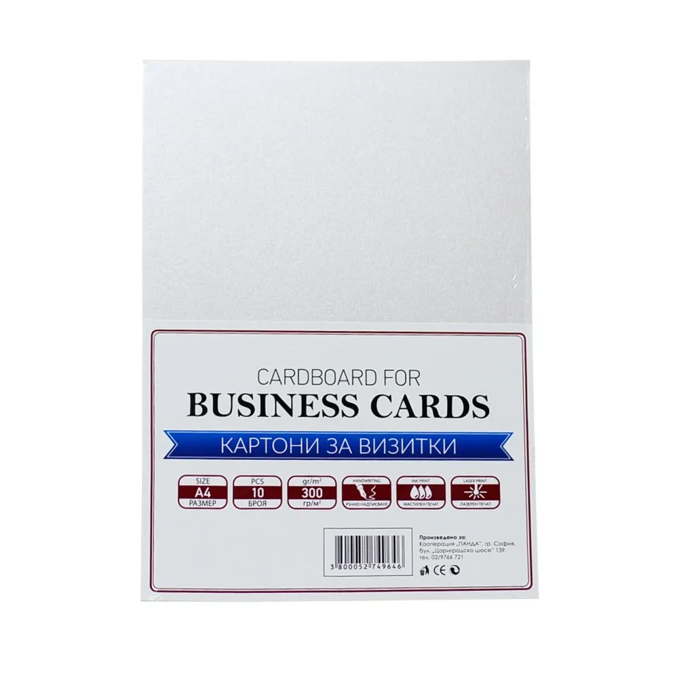 Carton Top, business, A4, 300 g/m², gri deschis, 10 coli