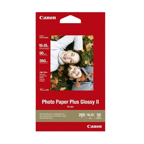 Hârtie foto Plus Glossy PP-201, 260 g/m2, 10 x 15 cm, 50 coli