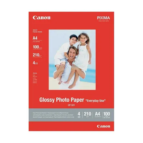 Hârtie Foto Glossy GP-501, 210 g/m², A4, 100 coli