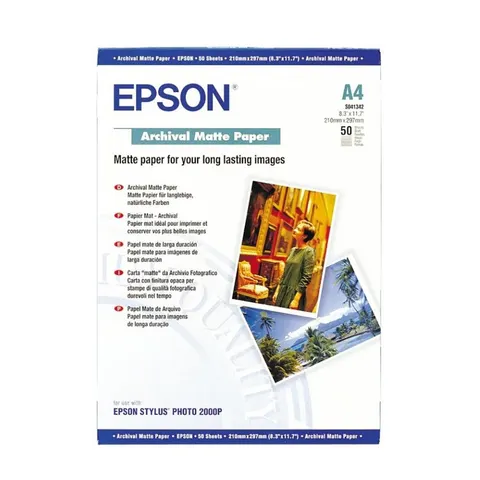 Epson Photo Paper Archival Paper S041342, A4, 192 g/m2, 50 coli