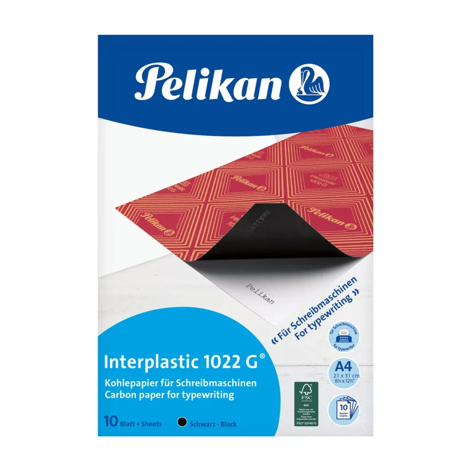 Pelikan Carbon pentru mașini de scris, A4, 10 coli