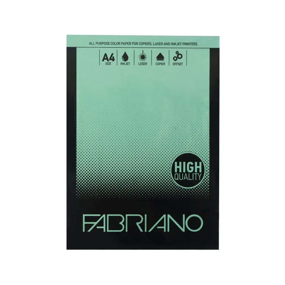 Fabriano Copy Tinta, A4, 80 g/m?, reseda, 50 coli