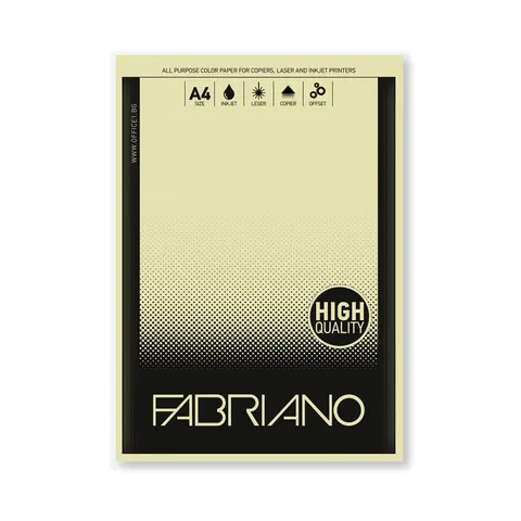 Fabriano Hârtie de copiator Copy Tinta, A4, 80 g/m², banană, 50 file