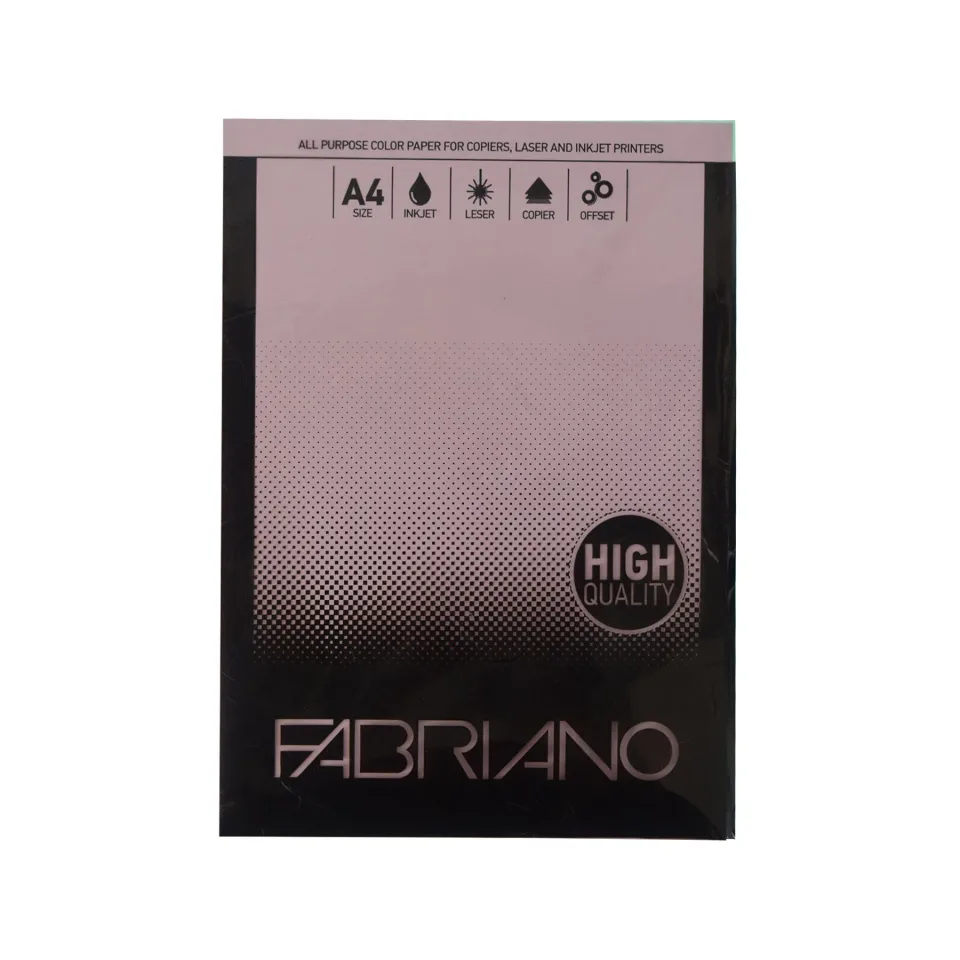 Fabriano Copy Paper Copy Tinta, A4, 80 g/m2, roz deschis, 50 coli
