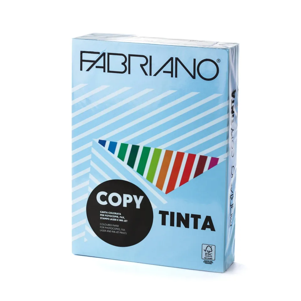 Fabriano Copy Tinta hârtie pentru copiator, A4, 80 g/m2, albastru deschis, 500 coli