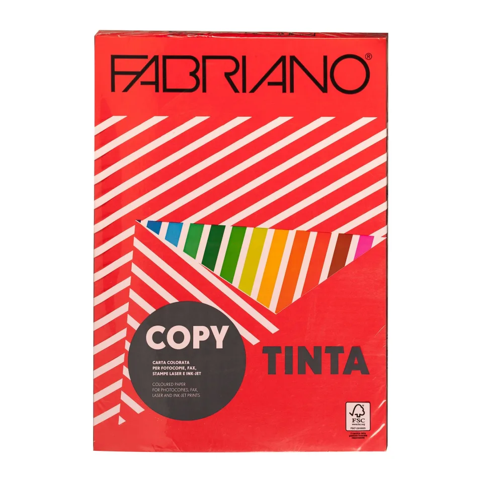 Fabriano Copy Tinta hârtie pentru copiator, A3, 80 g/m², roșu, 250 coli