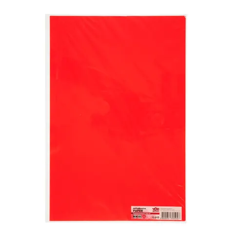 Top Office Hârtie autoadezivă, 20 x 30 cm, roșu, 10 coli