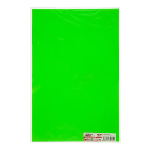 Top Office Hârtie Autocolantă, 20 x 30 cm, verde, 10 coli
