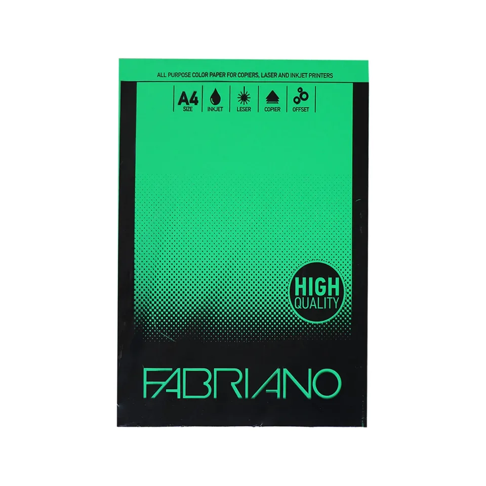Carton Fabriano Copy, A4, 160 g/m2, verde, 50 coli