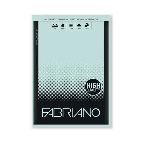 Carton Fabriano Copy, A4, 160 g/m2, albastru deschis, 50 coli