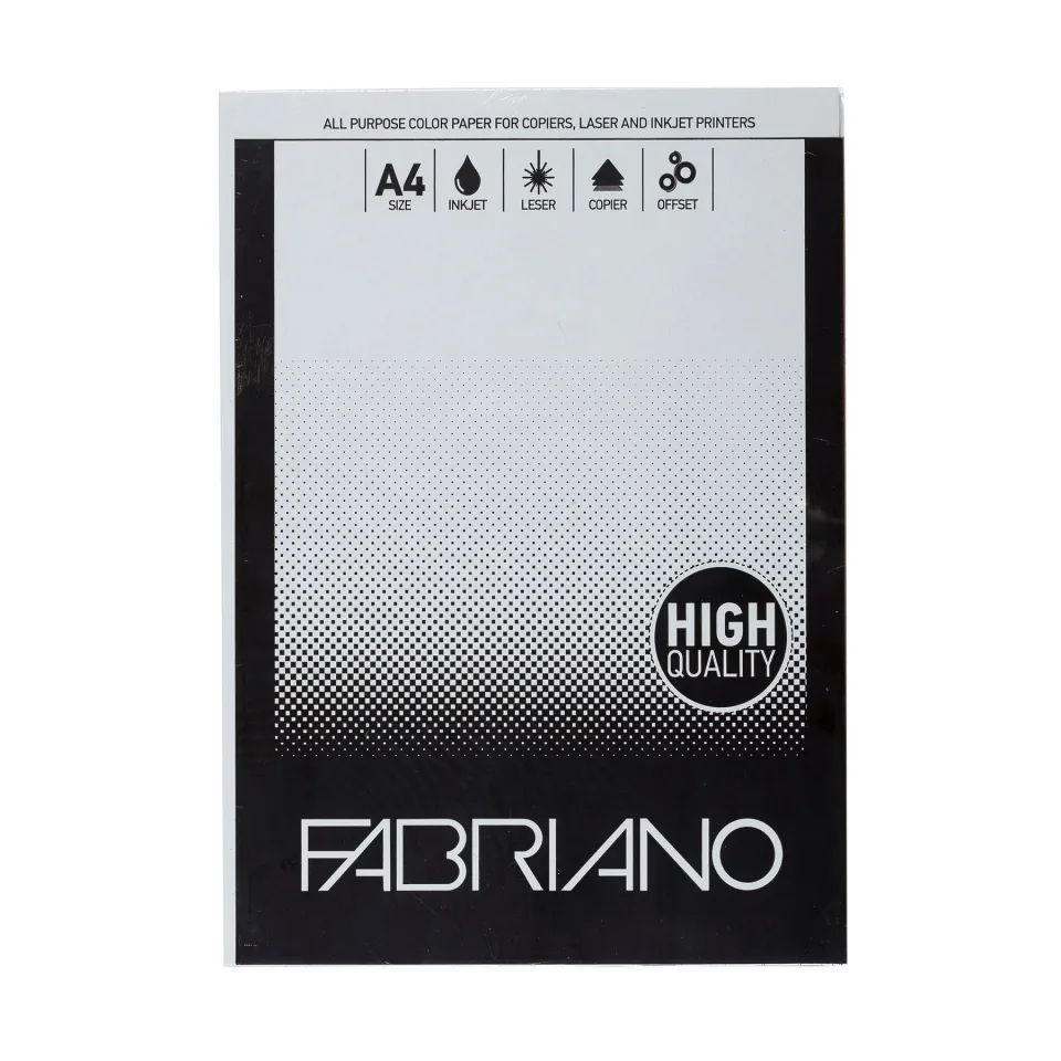 Carton Fabriano Copier, A4, 160 gsm, Gri, 50 Foi