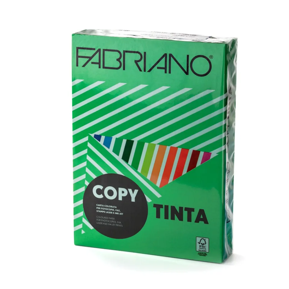 Carton Fabriano Copy, A4, 160 g/m2, verde, 250 coli