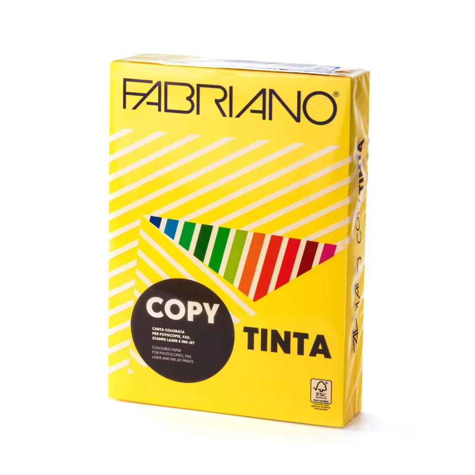 Carton Fabriano Copy, A4, 160 g/m2, galben, 250 foi