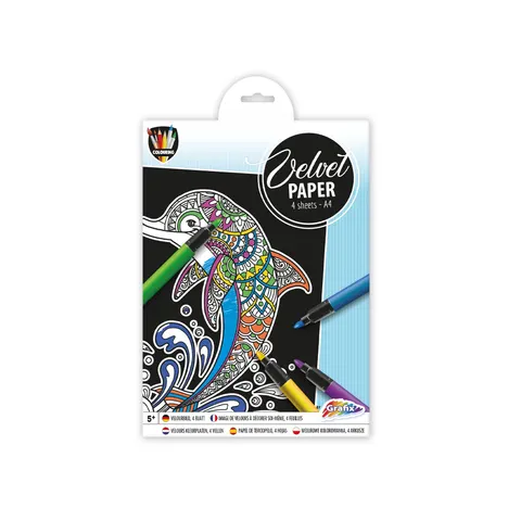 Set de colorat Moxy Velvet - Dolphin