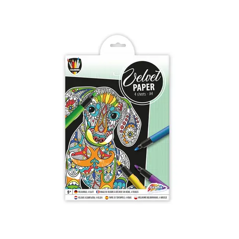 Set de colorat Moxy Velvet – Câine