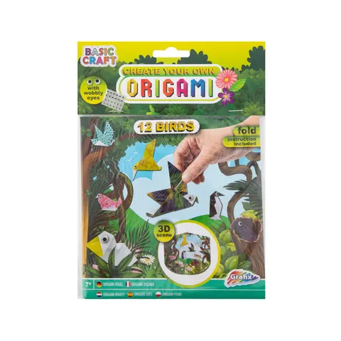 Moxy Set DIY Origami, 12 păsări