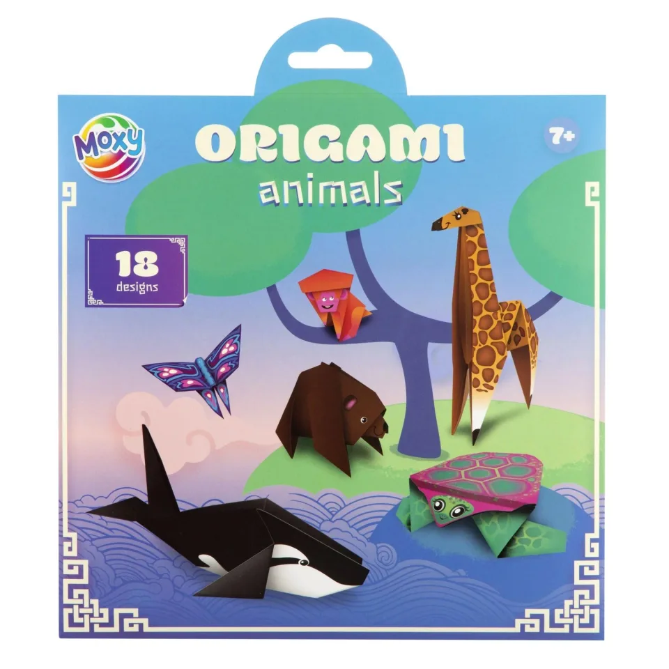 Hârtie Moxy Origami - Animale, 18 modele