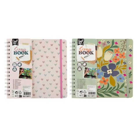 Craft ID Scrapbook, 20.5 ? 20.5 cm, 40 file, diverse, 12 buc