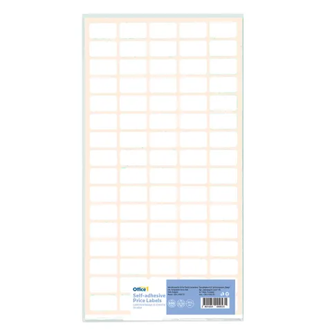 Etichete autoadezive Office 1, 12 x 22 mm, albe, 800 buc.