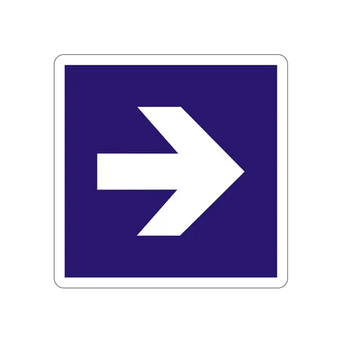 Etichetă autoadezivă Office 1, Pictogramă „Săgeată”