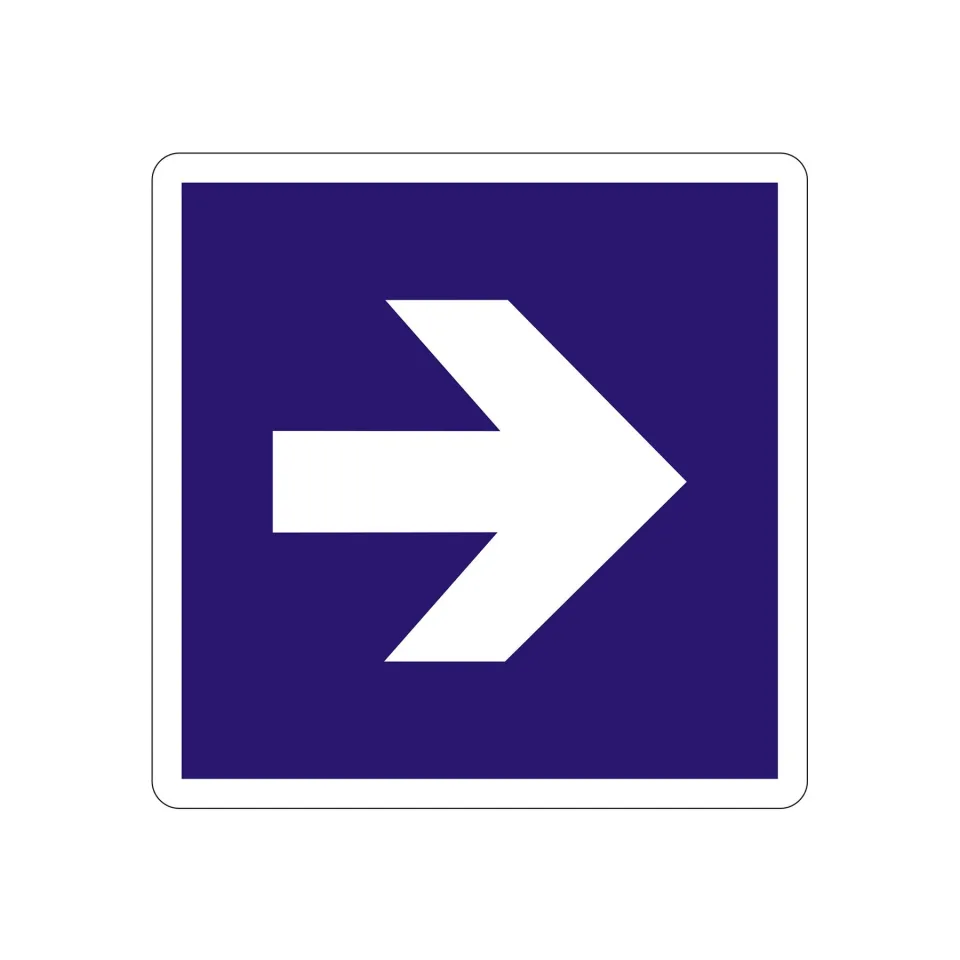 Etichetă autoadezivă Office 1, Pictogramă „Săgeată”
