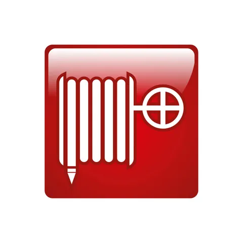 Office 1 Etichetă autocolantă, pictogramă „Hidrant de incendiu”