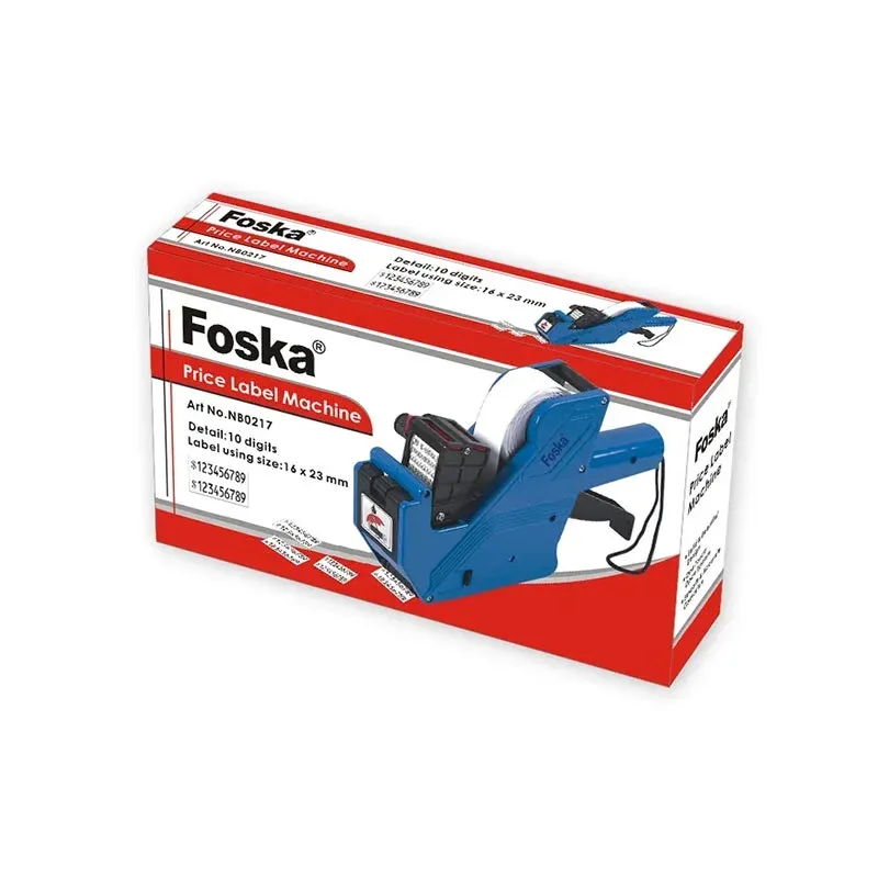 Pistol de etichetat Foska, cu două linii, 20 caractere