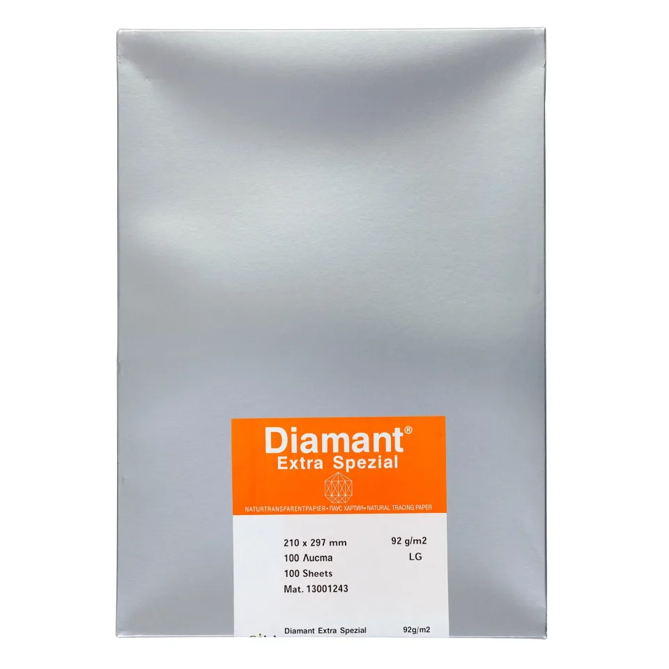 Hârtie pentru trasare Diamant, A3, 92 g/m2, 100 coli
