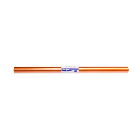 Hârtie de ambalat Fabriano Aluminium, metalică, 65 g/m², 0.5 x 2 m, cupru