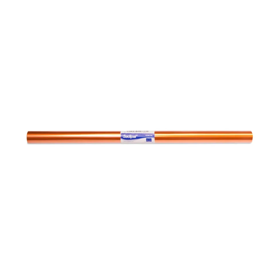 Hârtie de ambalat Fabriano Aluminium, metalică, 65 g/m², 0.5 x 2 m, cupru