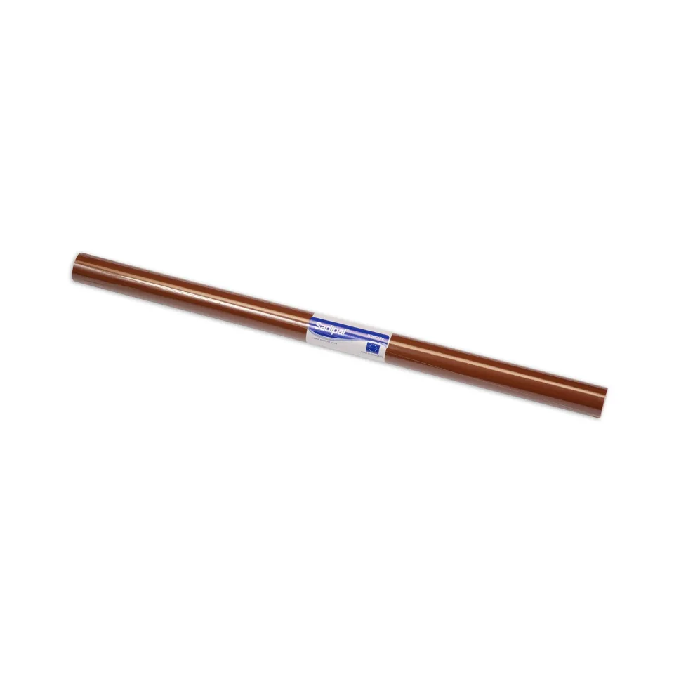 Hârtie de ambalat Fabriano lucioasă, 80 g/m2, 0.50 x 2 m, perforată, maro