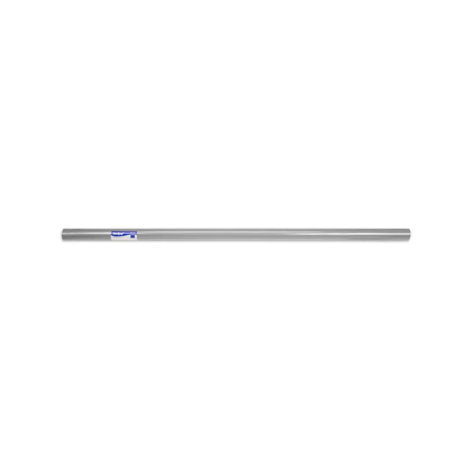Hârtie de ambalat Fabriano Ribbed Craft, 60 g/m2, 1 x 3 m, argintiu