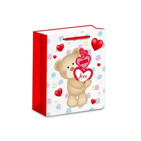 Punga cadou Love, 26 x 32 x 10 cm, design 1