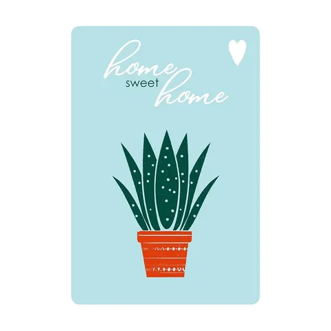 Gespaensterwald Felicitare-etichetă, cactus