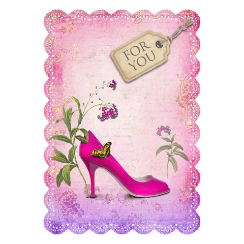 Gespaensterwald Card Romantique, For You, pantof