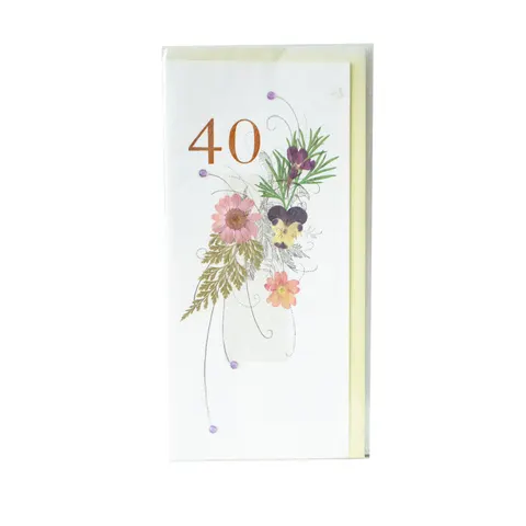 Emma Felicitare Delux, C6, floral