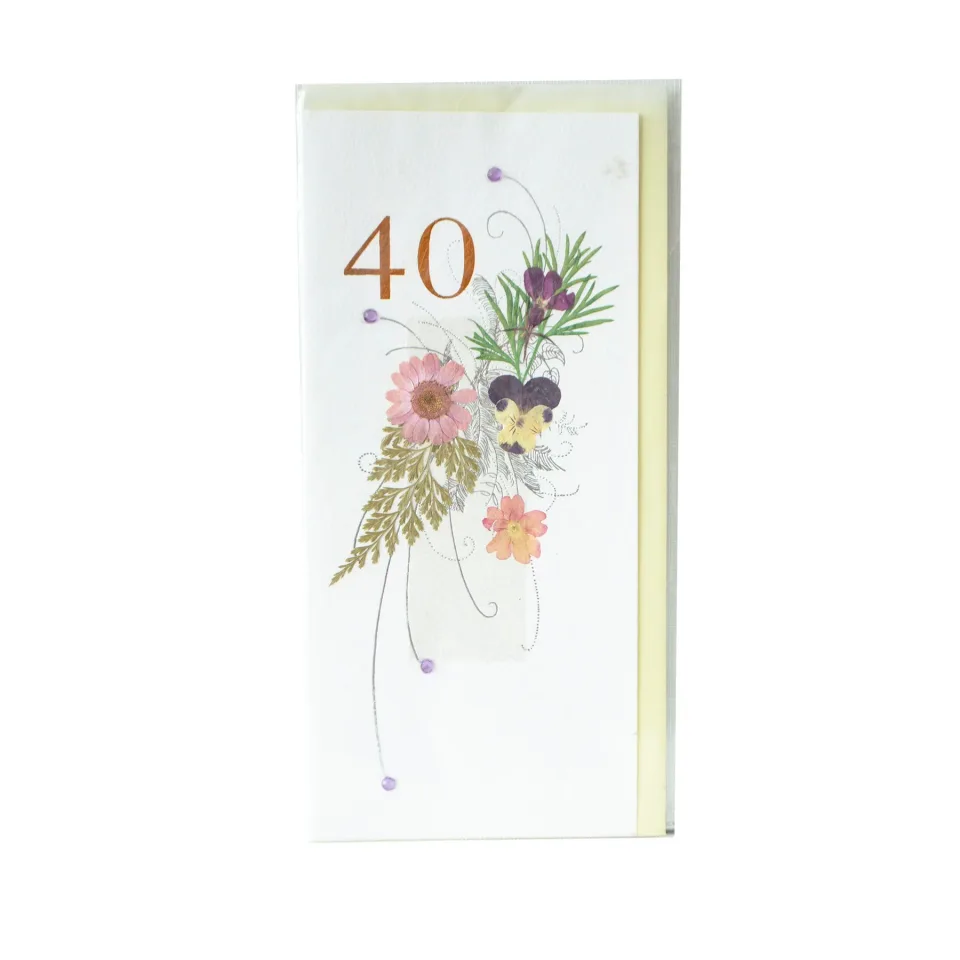 Emma Felicitare Delux, C6, floral