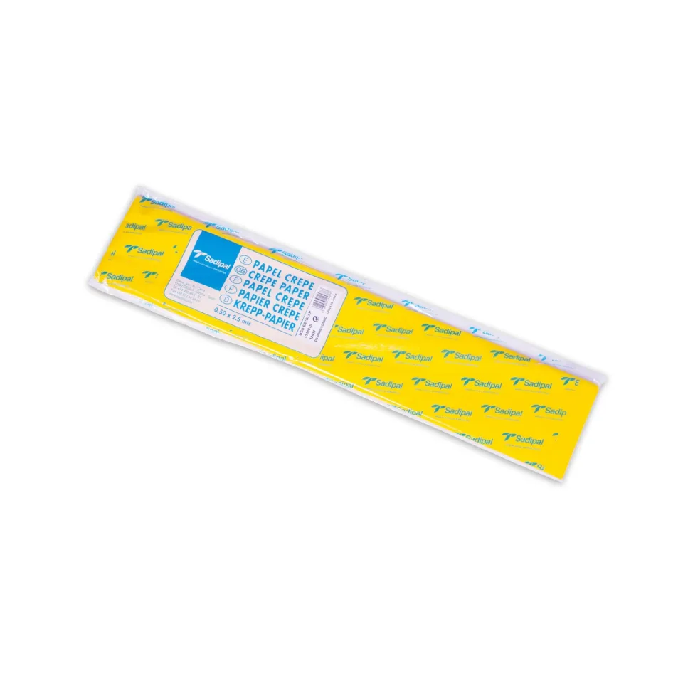 Fabriano Hârtie Creponată, 40 g/m2, 0.50 x 2.5 m, galben