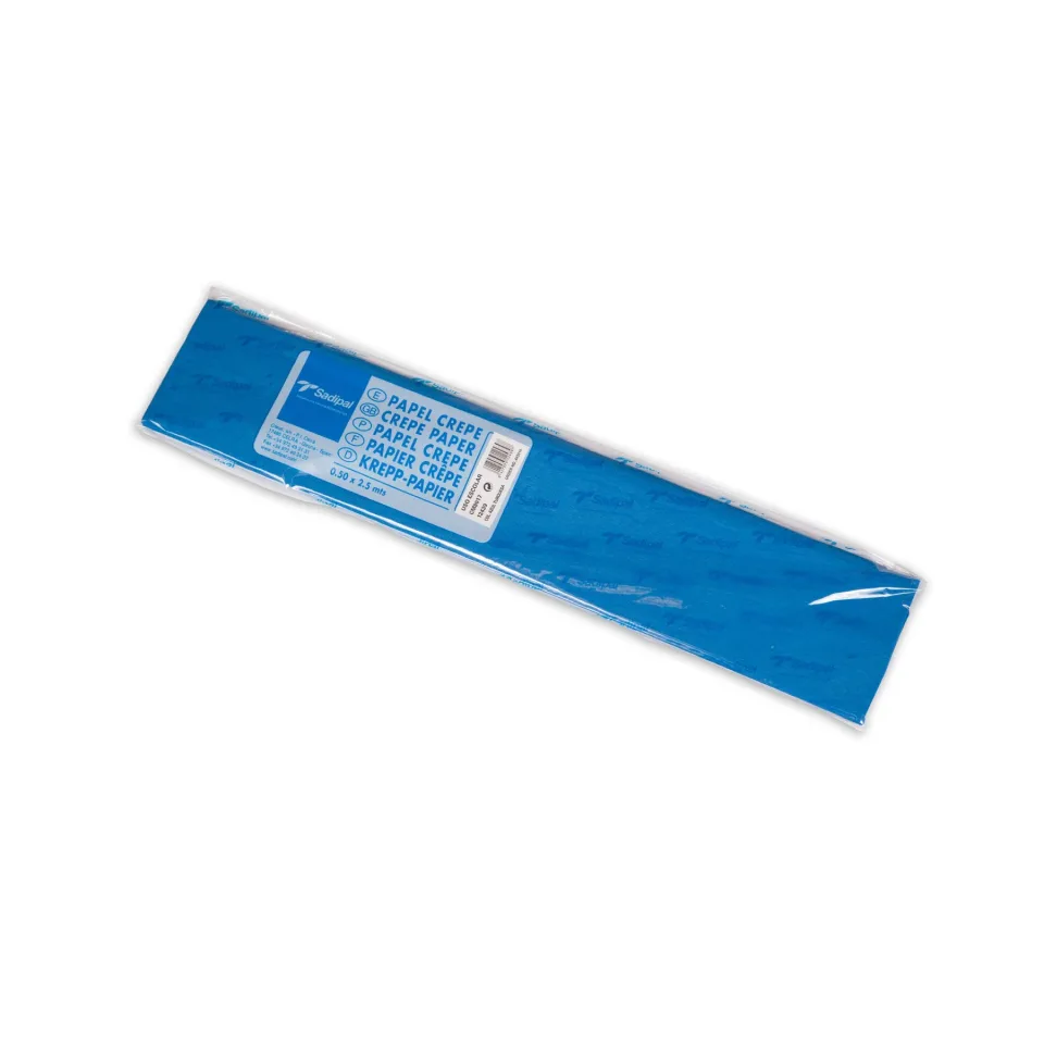Fabriano Hârtie creponată, 40 g/m², 0.50 x 2.5 m, turcoaz