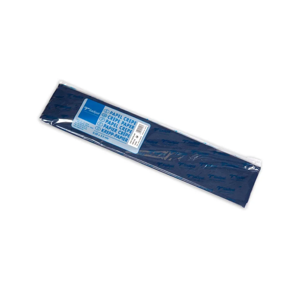 Hârtie creponată Fabriano, 40 g/m2, 0.50 x 2.5 m, albastru închis