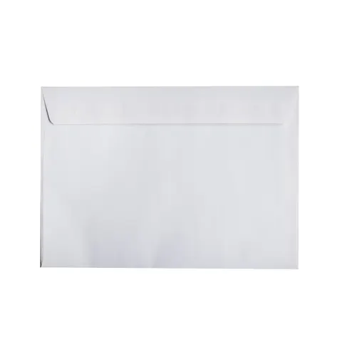 Top Office Plic, C5, 162 x 229 mm, hârtie, cu bandă adezivă, alb, 500 buc