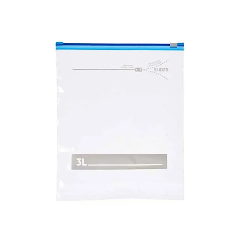 Leknes Pungi multifuncționale, cu fermoar, 25 x 30+2.5 cm, 3 L, 15 buc.